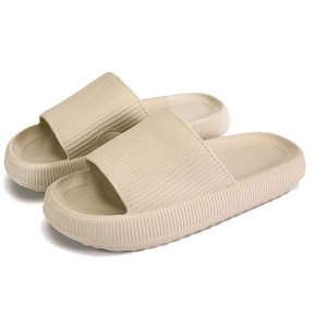 Frogg Toggs Women's Squisheez Slide Sandals Image in Cream