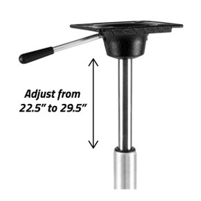 Wise Boat Seats Power Rise King Pin Casting Seat Pedestal Image