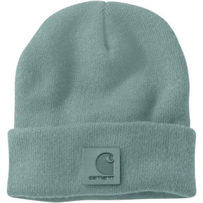 Carhartt Tonal Patch Beanie Image in Blue Surf