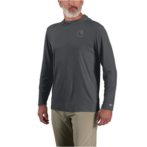 Carthartt Force Sun Defender Lightweight Graphic Hoodie Image in Steel
