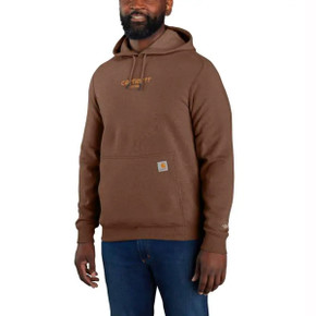 Carthartt Force Relaxed Fit Lightweight Graphic Sweatshirt Image In Mocha Heather