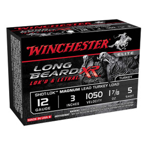 Winchester 12 Gauge 3" 1 7/8 oz. 1050 FPS Long Beard Magnum Lead Turkey Loads 5 Shot Image