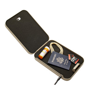 SnapSafe XL Lock Box with Key Lock Open Image