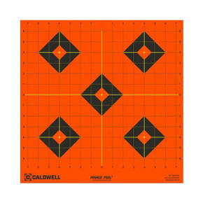 Orange Peel 'Sight-In' 8" Targets - 25 Sheets