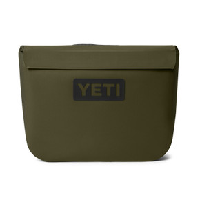 Yeti Sidekick Dry 6L Gear Case Front Image in Olive/Black