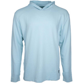 image of Rogers Men's Avert Lightweight Hoodie with Bug Protection in Light Blue.
