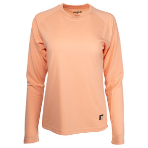 image of Rogers Women's Avert Long Sleeve Shirt with Bug Protection in Salmon.