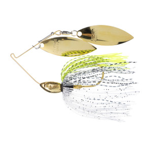 Image of the Nichols Lures Double Willow Catalyst Spinnerbait in Chartruse Shiner