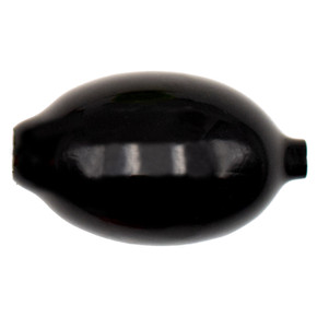 4 oz. Coated Black Egg Weight Single Weight Image