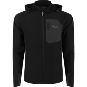 Drake Rain Brake Lightweight Solid Softshell Jacket - Caviar Black image
