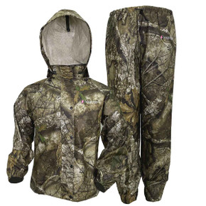 front image of Frogg Toggs Women's Classic All-Purpose Suit in Realtree APX.