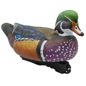 Final Approach HD Wood Ducks Floating Duck Decoy Image