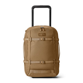 Yeti Crossroads Luggage 22" Wheeled Luggage Front Image in Alpine Brown