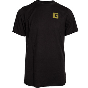 front image of Rogers Camo Duck Silhouette T-Shirt - Black.