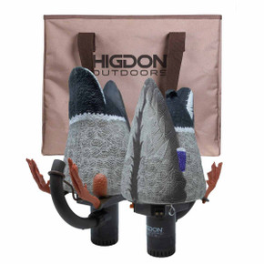 Higdon Pulsator Pro Guide Pack Drake-Drake Decoy Combo with 2 Slot Decoy Bag Image Higdon Pulsator Pro Guide Pack Drake-Drake Decoy Combo with 2 Slot Decoy Bag Image