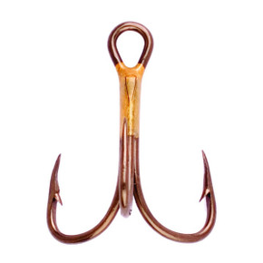 Eagle Claw 374F-2/0 Triple 2x Treble Hook Single Hook Image