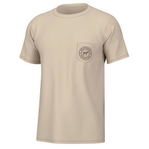 Southern Point Co Vintage Camo Greyton Short Sleeve Tee - Sandstone