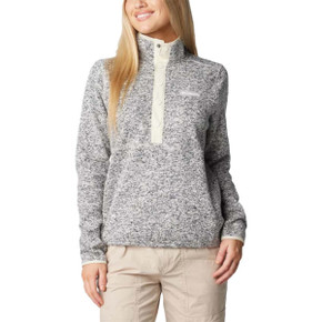 Columbia Women's Sweater Weather 1/2 Snap Pullover - Chalk Heather