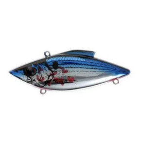 Image of the Bill Lewis Tiny-Trap Fishing Lure in Chrome Blue Bleeding Shad
