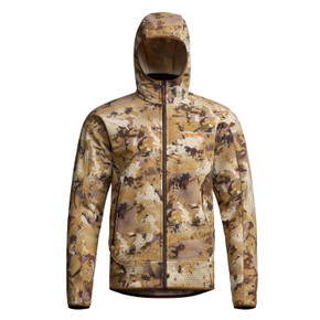 Sitka Alpha Fleece Hooded Jacket Image in Optifade Marsh