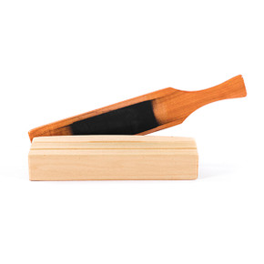 Underside of Paddle Image of the FoxPro Popwbox Poplar Waterproof Box Turkey Call.