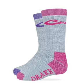 Drake Waterfowl Youth Merino Wool Blend Boot Socks, 2 Pack Product Image