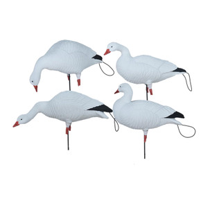 GHG Decoy Systems Pro-Flex Full Body Snow Goose Harvester Decoys 4 Poses Image