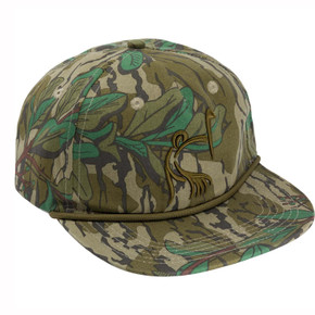 Drake Waterfowl Ol' Tom X Lost Hat Goat Rope Cap Image in Mossy Oak Greenleaf