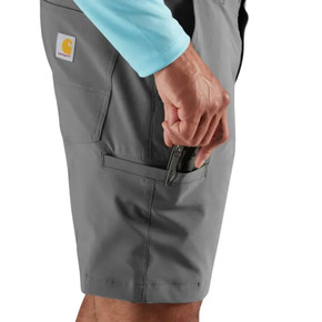 Carhartt Force Sun Defender Relaxed Fit Short - Steel