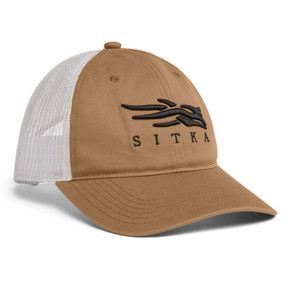 Image of the Sitka Icon Lo Pro Trucker Hat in Sequoia Brown