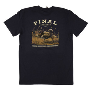 Final Approach Turkey Decoy Shirt Back - Midnight Blue
