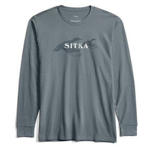 Sitka Rising Teal Long Sleeve Tee - Bluestone