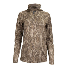 image of Rogers Women's Elite Chill Hoodie + Bug Protection in Mossy Oak Bottomland.