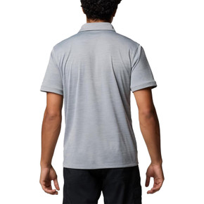 Sage Peak Knit Polo Shirt Back Image