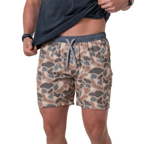 Burlebo 7" Athletic Shorts with Liner Main Image in Pintail Camo