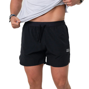 Burlebo Running/Training Shorts Front Image in Black
