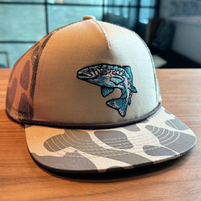Burlebo Youth Cap, Retro Camo Trout