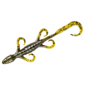 YUM Lizard 6", 10 Pack - Green Pumpkin