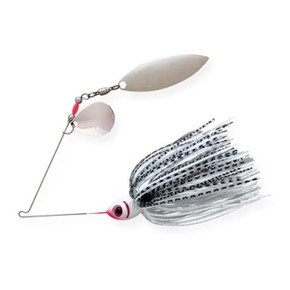 Booyah Tandem Blade Spinnerbait Image in Pearl White/Silver Shad 1/2oz