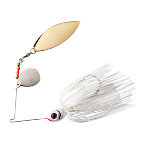 Booyah Tandem Blade Spinnerbait Image in Pearl White/Snow Chart 1/2oz