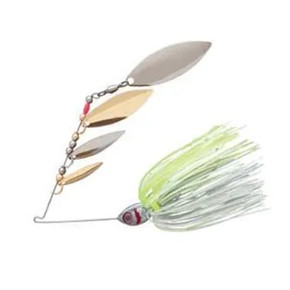 Booyah Super Shad Spinnerbait, 1 Pack - Chart/Silver Chart