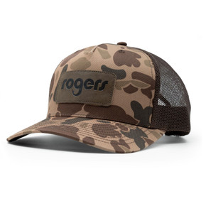 image of Rogers Richardson 112 Bark Duck in Camo/Brown Hat.