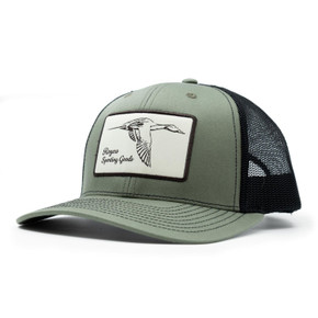 image of Rogers Pintail Patch Hat Richardson 112 in Loden/Black.