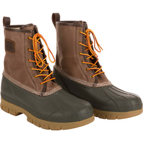 Drake Waterfowl Throwback80 Waxed Canvas Lace Up Duck Boot Image in Tan