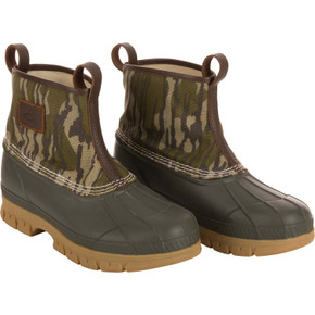 Drake Waterfowl Throwback 80 Waxed Canvas Pull On Duck Boot Image in Mossy Oak Original Bottomland