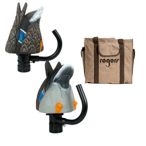image of Lucky Duck Agitator 2.0 Mallard Duck Butt Combo with Bag.