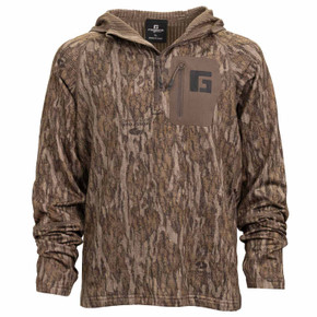 Rogers Youth Rogers Elite Heavy Grid Hoodie image in Mossy Oak Bottomland