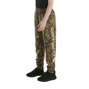 Carhartt Youth Fleece Camo Logo Sweatpant Side Image
