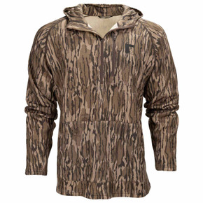 Image of Rogers Sporting Goods Biome 350 Camo 1/2 Zip Hoodie in Mossy Oak Bottomland