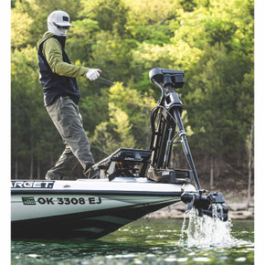 Lifestyle image of Simms Men's Rogue Fleece Vest.